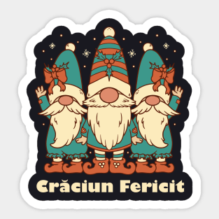 Merry Christmas in Romanian Sticker